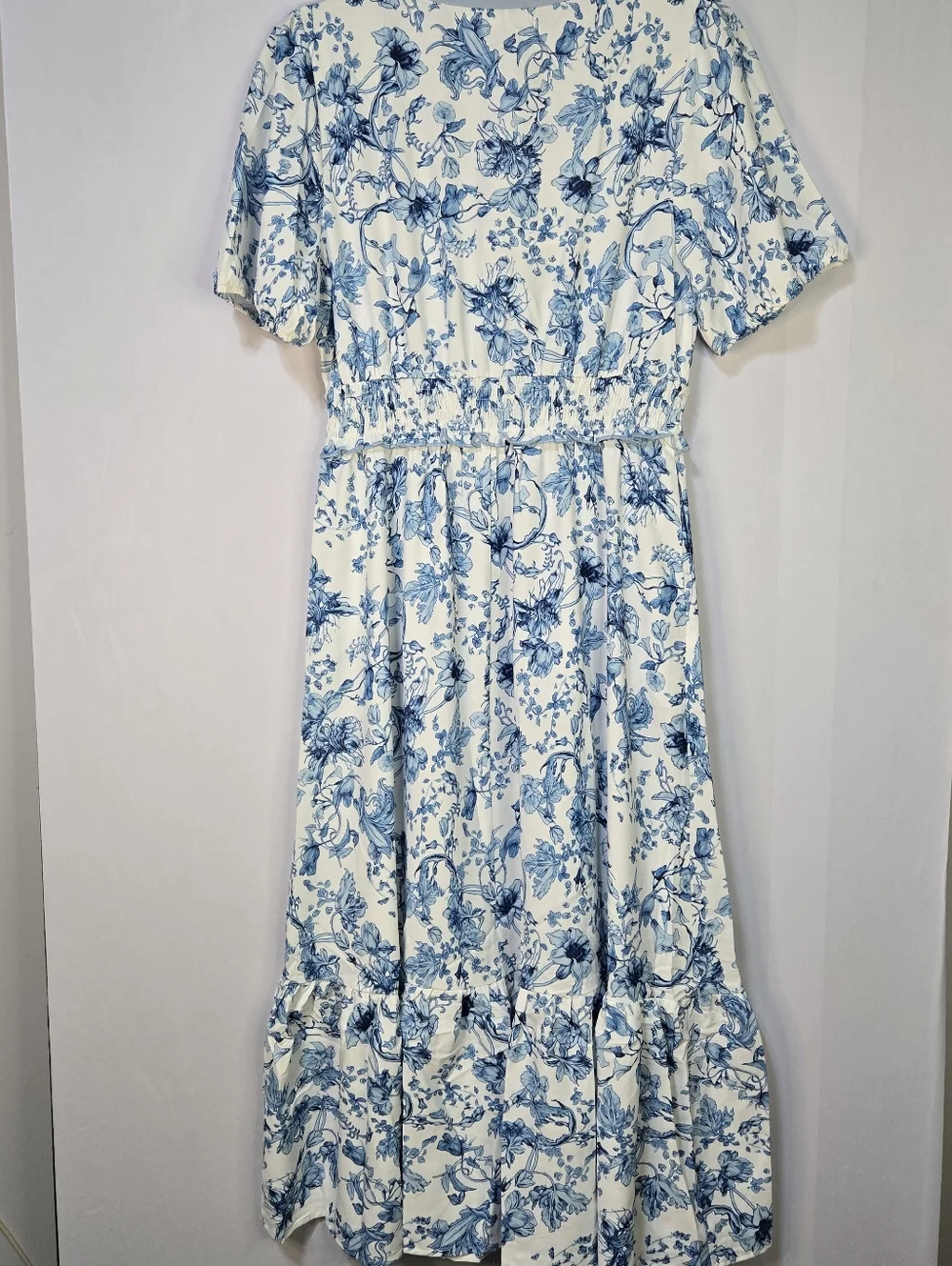 GRACE KARIN Women Size S Cottagecore Lightweight Floral Dress NWT - Picture 6 of 8